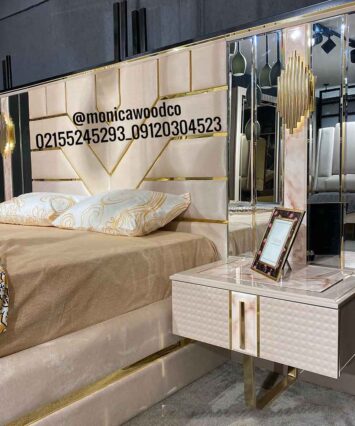 قیمت سرویس خواب مدل آینه ای رز